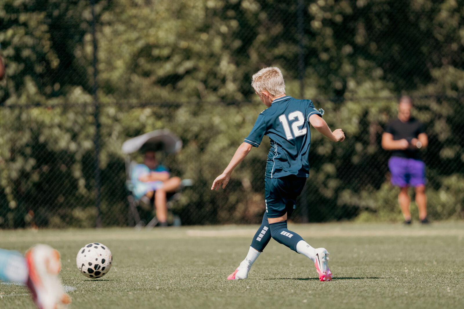 Cash McClendon dribbling